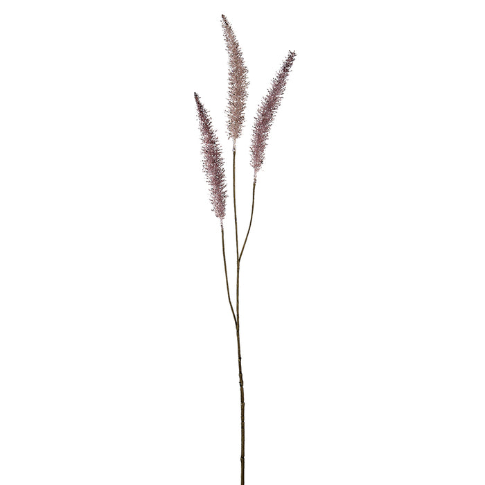 37" Glittered Artificial Fountain Grass Stem -Pink (pack of 12) - XAS685-PK