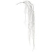 42" Hanging Glittered Beaded Artificial Stem -White (pack of 12) - XAS804-WH