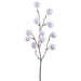 30" Glittered Artificial Chestnut Pod Twig Stem -White (pack of 12) - XAS918-WH