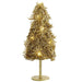 24" Glittered Plastic Twig Tree w/Lights -Gold (pack of 2) - XAT879-GO