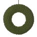 14.5" Artificial Pompon Hanging Wreath -Green (pack of 2) - XAW001-GR
