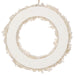 21.6" Flocked Artificial Wreath -White (Pack of 2) - XAW204-WH