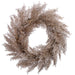 24" Flocked Artificial Cedar Wreath -Taupe - XAW220-TU