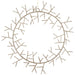 27.5" Glittered Twig Artificial Wreath -Gold (Pack of 2) - XAW253-GO