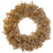 22" Glittered Artificial Pine Wreath -Gold (Pack of 2) - XAW444-GO