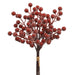 11" Iced Artificial Berry Stem Bundle -Red (Pack of 12) - XBB540-RE