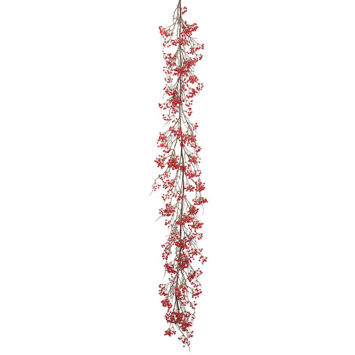 6' Artificial Berry Garland -Red - XBG002-RE