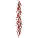 6' Artificial Berry & Eucalyptus Leaf Garland -Red/Green (Pack of 4) - XBG003-RE/GR