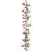 4'11" Flocked Artificial Berry Garland -Red (Pack of 4) - XBG258-RE