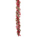 6' Artificial Berry & Rosehip Garland -Red (Pack of 4) - XBG434-RE