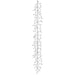 6' Glittered Artificial Berry Garland -Silver (Pack of 6) - XBG670-SI