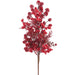 18" Berry & Sedum Artificial Stem Pick -2 Tone Red (Pack of 12) - XBK002-RE/TT