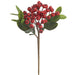 14" Artificial Berry Stem Pick -Red (Pack of 24) - XBK114-RE