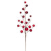 18" Artificial Berry Stem Pick -2 Tone Red (Pack of 12) - XBK611-RE/TT
