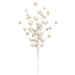 13.5" Artificial Berry Stem Pick -White/Pearl (Pack of 12) - XBK612-WH/P