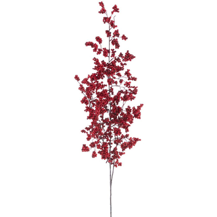 54" Berry Artificial Stem -Red (Pack of 12) - XBS016-RE