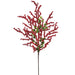 26" Mini Berry Artificial Stem -Red (Pack of 24) - XBS067-RE