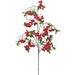 42" Mini Berry Artificial Stem -Red (Pack of 8) - XBS069-RE