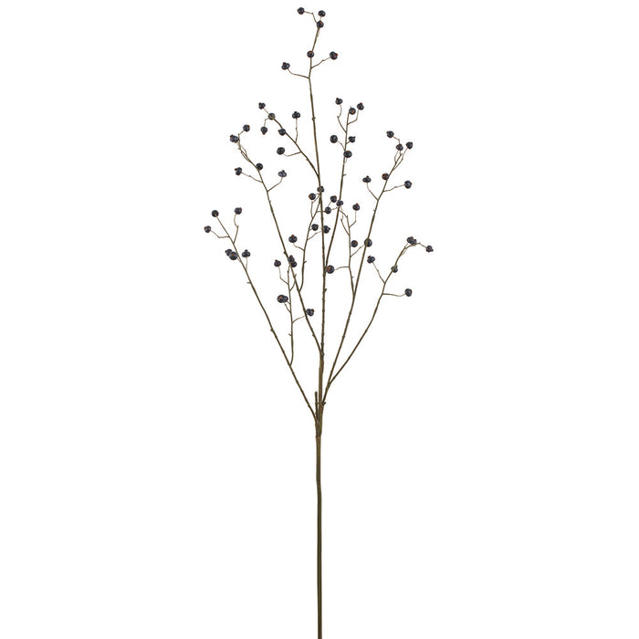 46.5" Artificial Berry Stem -Plum (Pack of 12) - XBS098-PL