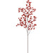50.5" Artificial Berry Stem -Red (Pack of 6) - XBS111-RE