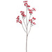 32" Faux Berry Stem -Red (pack of 12) - XBS134-RE