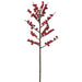 21" Faux Berry Stem -Red (pack of 12) - XBS138-RE