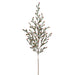 48" Flocked Artificial Berry Stem -Red (Pack of 12) (Open Box) - SAFR-XBS207-RE