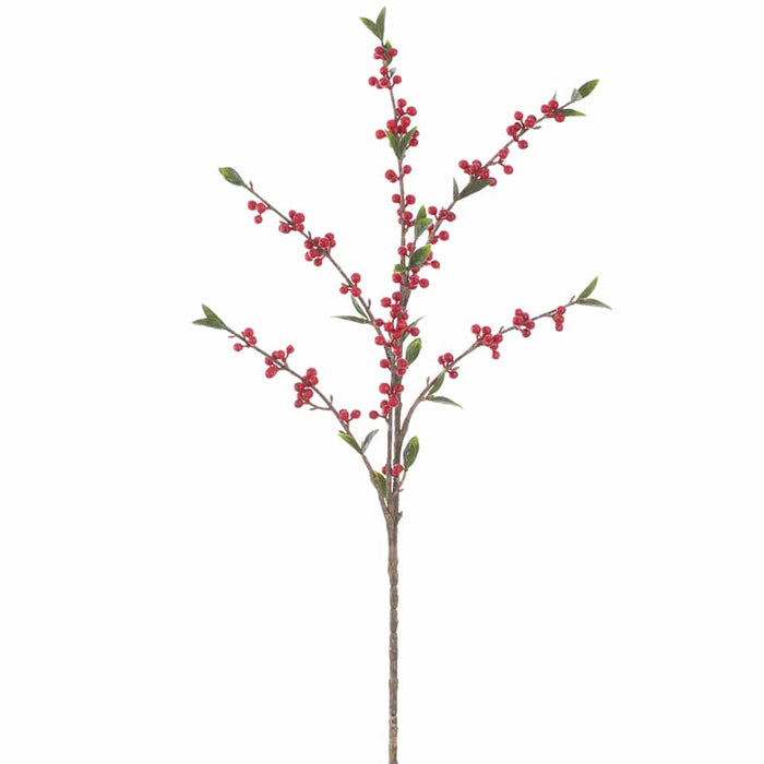 33" Berry Artificial Stem -Red (Pack of 24) - XBS231-RE