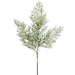15" Glittered Artificial Mini Berry Stem -Green/White (Pack of 36) - XBS232-GR/WH