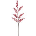 35" Outdoor Water-Resistant Artificial Berry Stem -Red (Pack of 12) - XBS238-RE