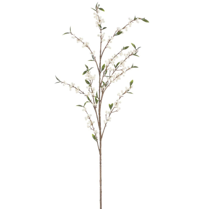 43" Berry Faux Stem -White (Pack of 12) - XBS239-WH