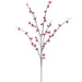 38" Iced Berry Artificial Stem -Red (Pack of 24) - XBS246-RE