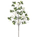 33.75" Flocked Artificial Berry Stem -White (Pack of 12) - XBS256-WH