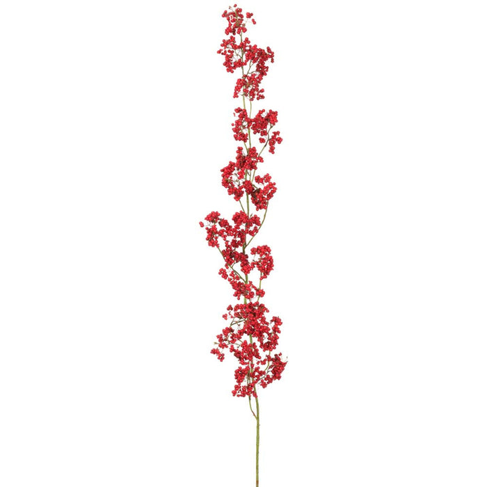 57" Hanging Artificial Berry Stem -2 Tone Red (Pack of 6) - XBS496-RE