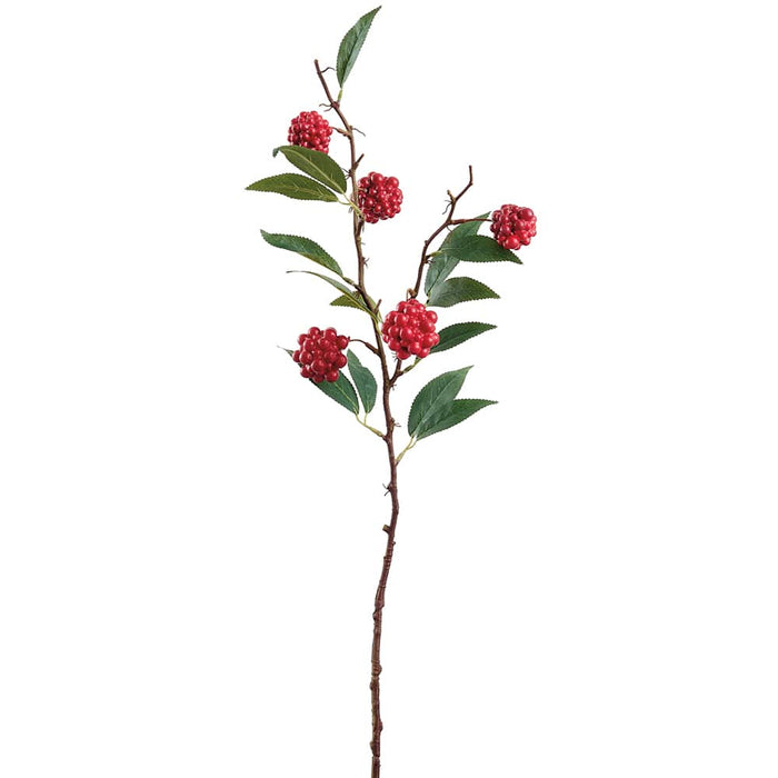 29.5" Artificial Berry Stem -Red (Pack of 12) - XBS515-RE