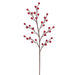 18" Outdoor Water Resistant Artificial Plastic Berry Stem -Red (pack of 72) - XBS554-RE