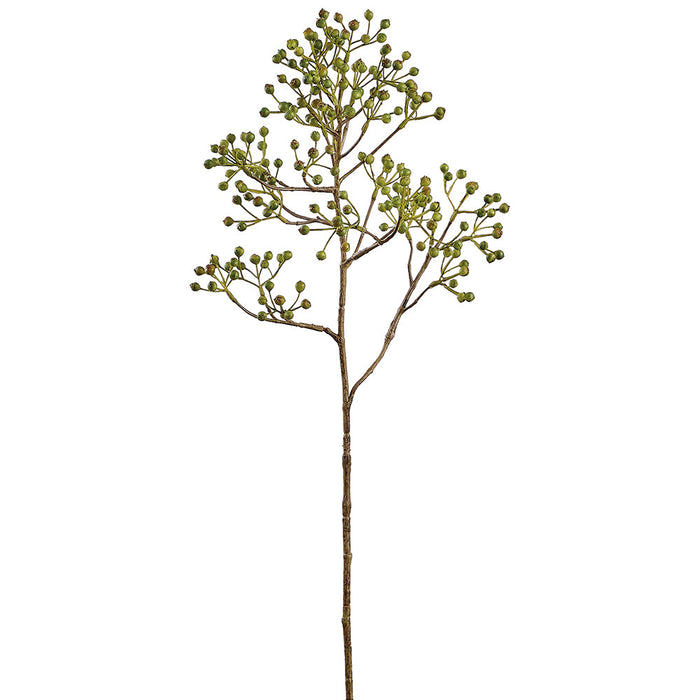 26" Faux Berry Stem -Green (Pack of 12) - XBS649-GR