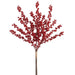 21" Outdoor Water-Resistant Artificial Berry Stem Bundle -Red (Pack of 12) - XBS869-RE