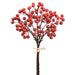 11.5" Outdoor Water-Resistant Artificial Berry Spray Bundle -Red (Pack of 12) - XBS870-RE
