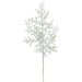 24" Flocked Artificial Berry Stem -White (Pack of 24) - XBS892-WH