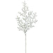 21" Flocked Artificial Berry Stem -White (Pack of 36) - XBS894-WH