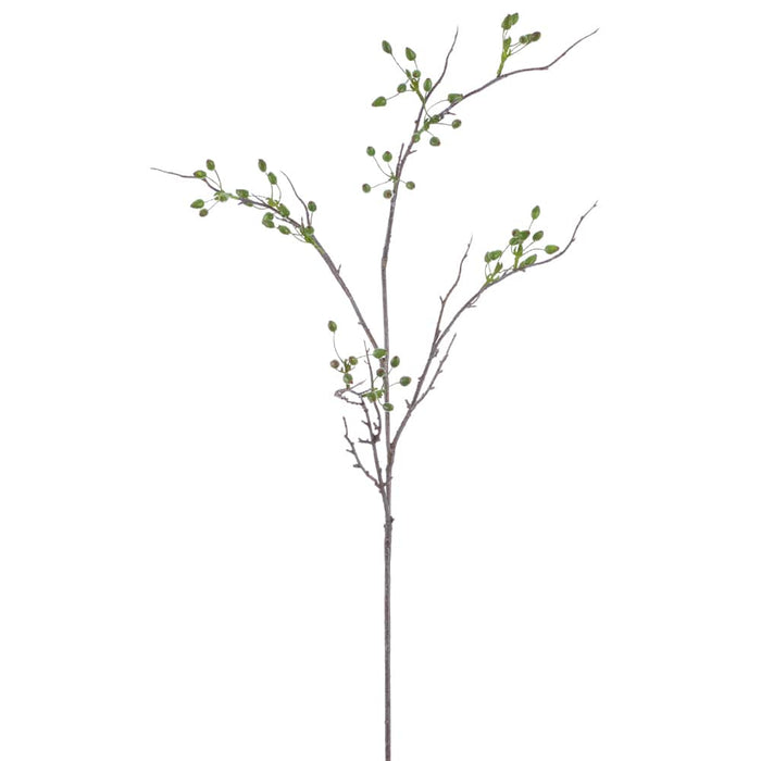46.5" Artificial Rosehip Berry Stem -Green (Pack of 12) - XBS913-GR