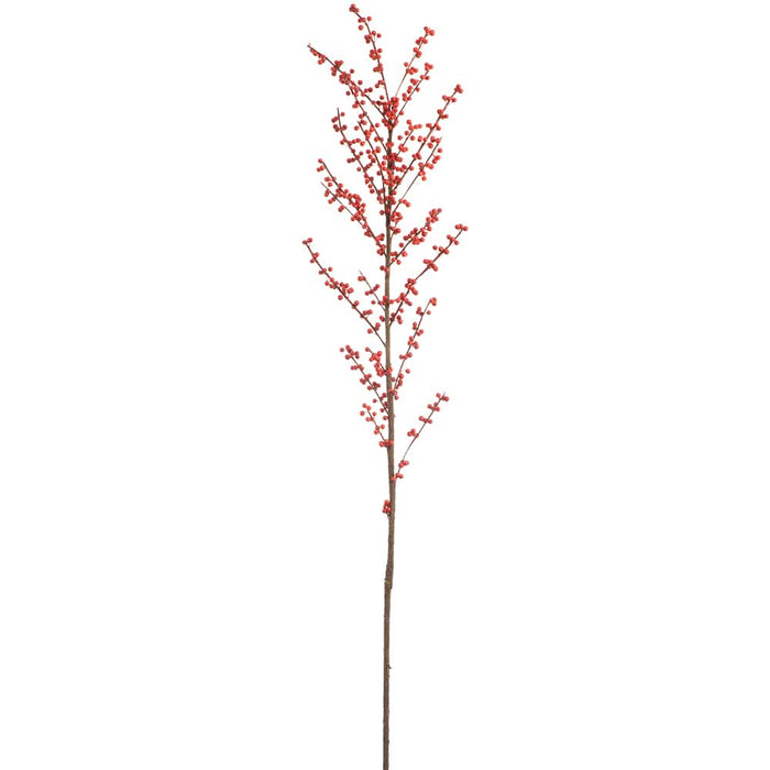 62" Artificial Berry Stem -Red (Pack of 6) - XBS918-RE