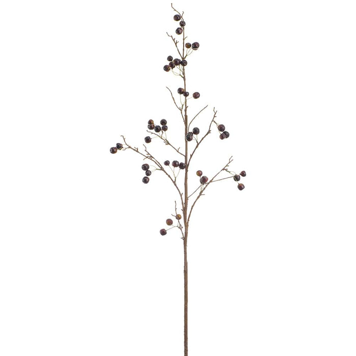 48" Faux Berry Stem -Burgundy (Pack of 12) - XBS921-BU