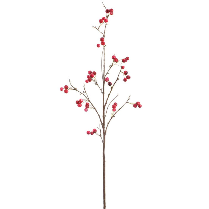 48" Faux Berry Stem -Pink (Pack of 12) - XBS921-PK