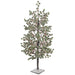 24" Iced Artificial Berry Tree w/Stand -Green - XBT536-GR