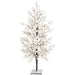 24" Iced Artificial Berry Tree w/Stand -White - XBT536-WH