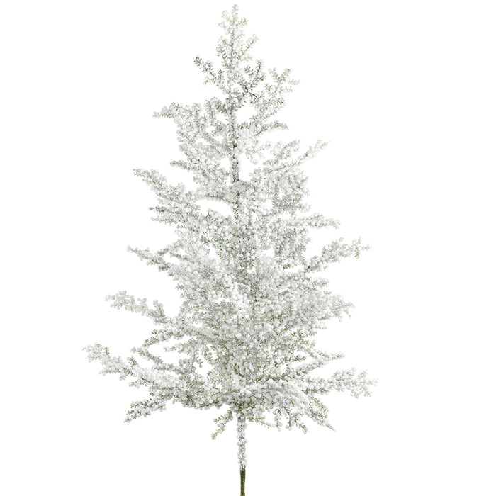 37" Flocked Artificial Mini Berry Tree -White (Pack of 4) - XBT641-WH