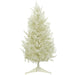 24" Glittered Artificial Mini Berry Tree w/Stand -Champagne/White (Pack of 4) - XBT642-CN/WH