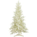 36" Glittered Artificial Mini Berry Tree w/Stand -Champagne/White (Pack of 2) - XBT643-CN/WH